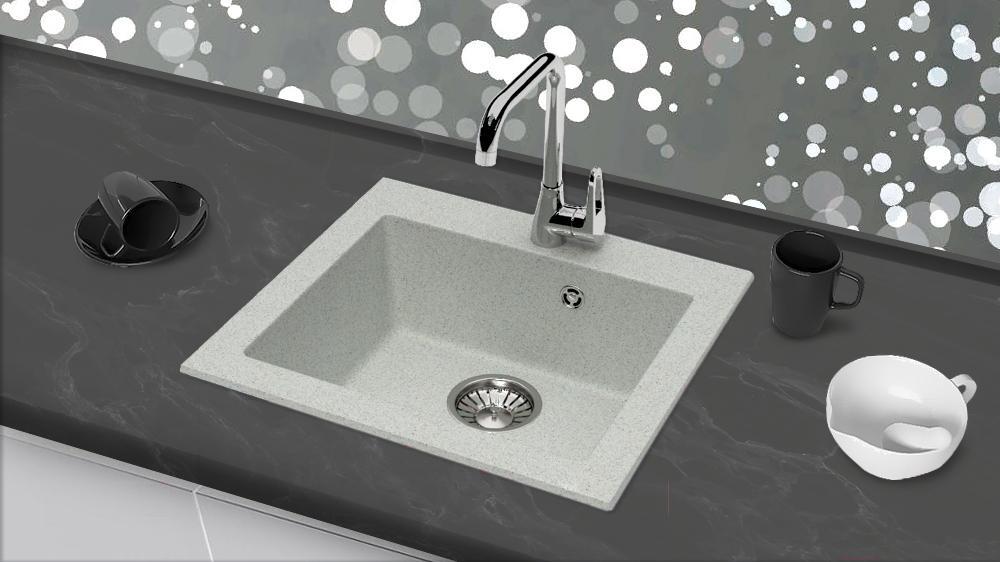 

Кухонная мойка Berge BR-4803 серый