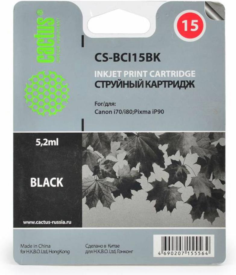 

Картридж CACTUS CS-BCI15BK, CS-BCI15BK