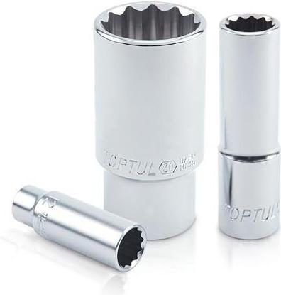 

Набор торцевых головок Toptul BAEF1630 1 предмет, 1/2 30мм 12гр глубокая