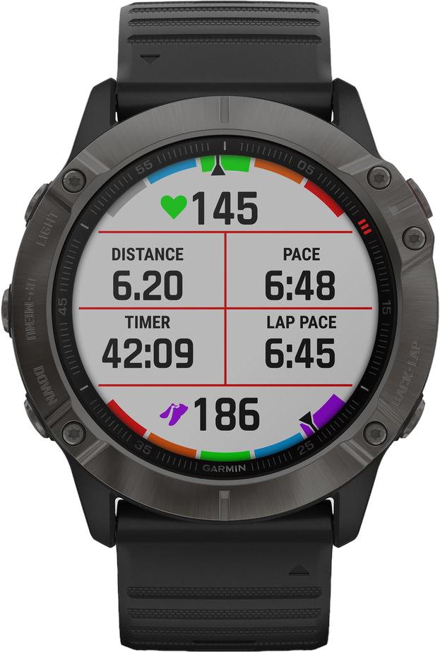 

Умные часы Garmin Fenix 6X Sapphire темно-серый [010-02157-1], Fenix 6X Sapphire