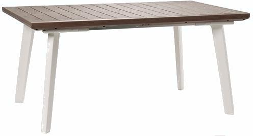 

Стол Keter Harmony Extendable белый/капучино, Садовый стол Keter Harmony Extendable 17202278587, 17202278 белый/капучино