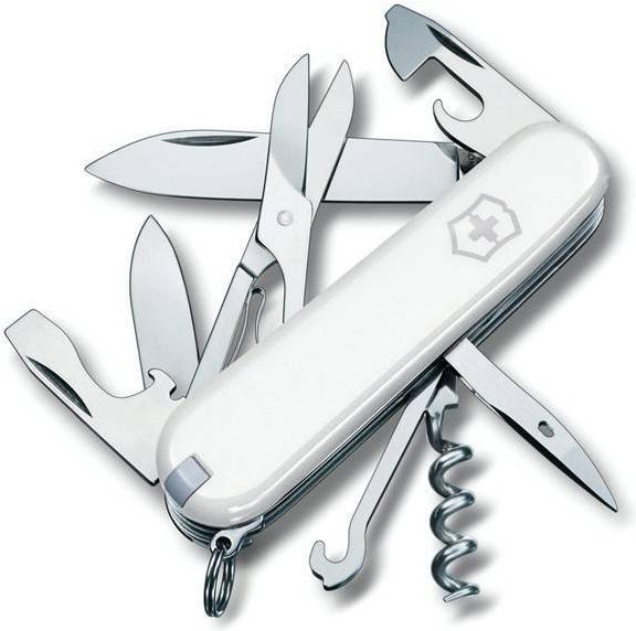 

Туристический нож Victorinox перочинный Climber 91мм 14 функц. белый [1.3703.7], перочинный Climber 91мм 14 функц.