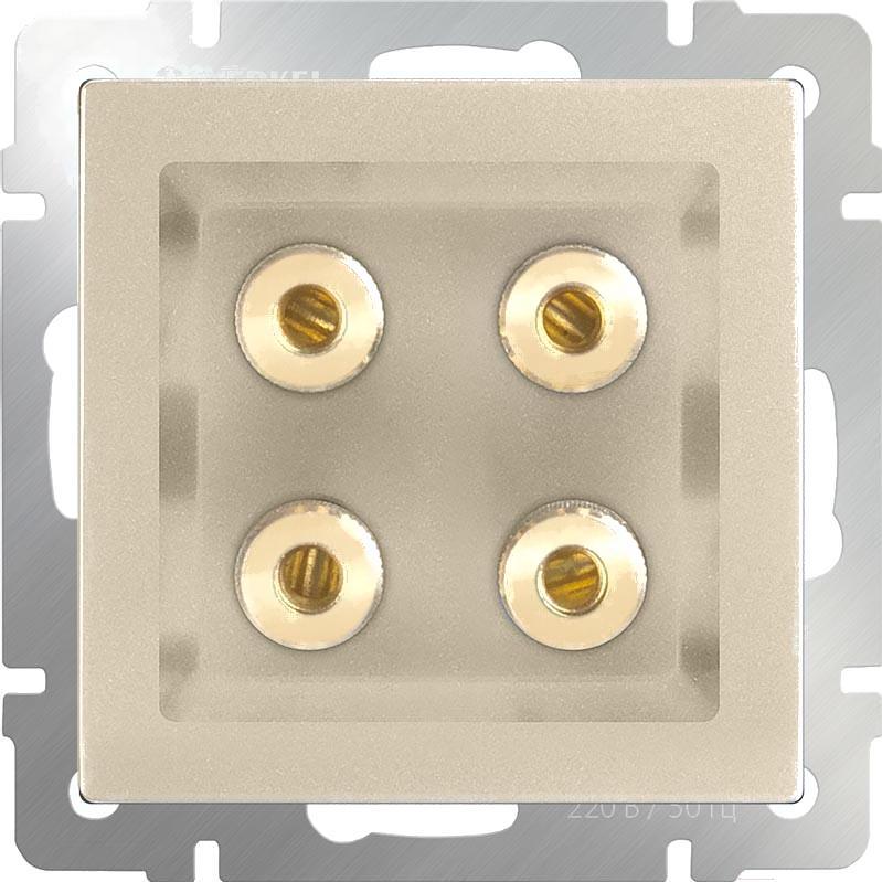 

Розетка Werkel WL11-AUDIOx4 шампань [a040906], WL11-AUDIOx4