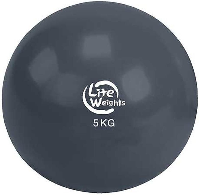 

Медицинбол Lite Weights 1705LW 5кг антрацит, 1705LW 5кг