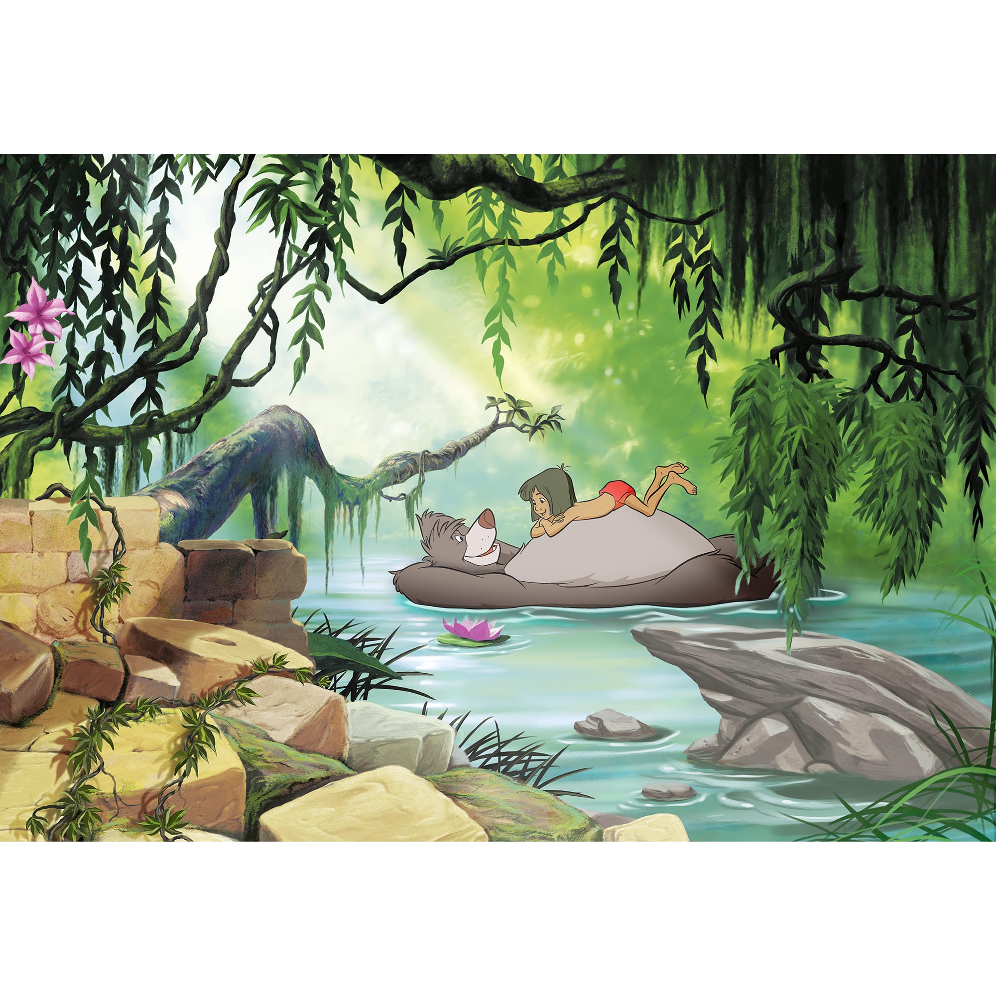 

Фотообои Komar Jungle Book Swimming With Baloo 8-4106 (368x254), Jungle Book Swimming With Baloo 8-4106 (368x254)