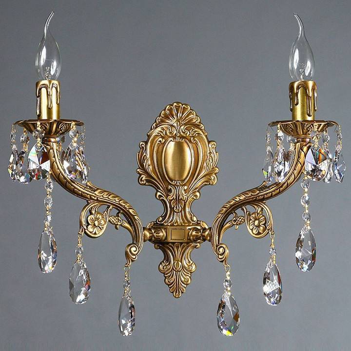 

Бра AMBIENTE by BRIZZI 8828/2 AB Tear Drop