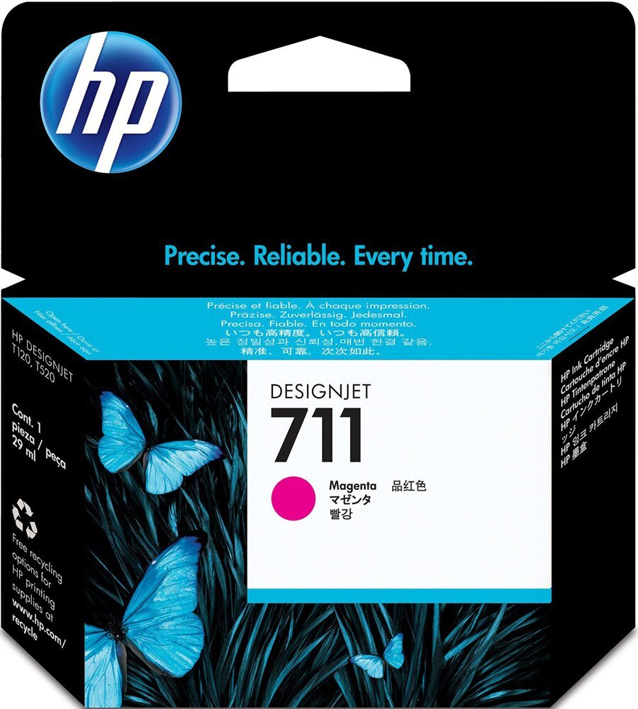 

Картридж для принтера HP 711 (CZ131A), Картридж HP 711 пурпурный (CZ131A)