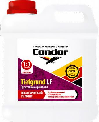 

Грунтовка CONDOR Tiefgrund LF (2кг), Грунтовка Condor Tiefgrund LF 2кг