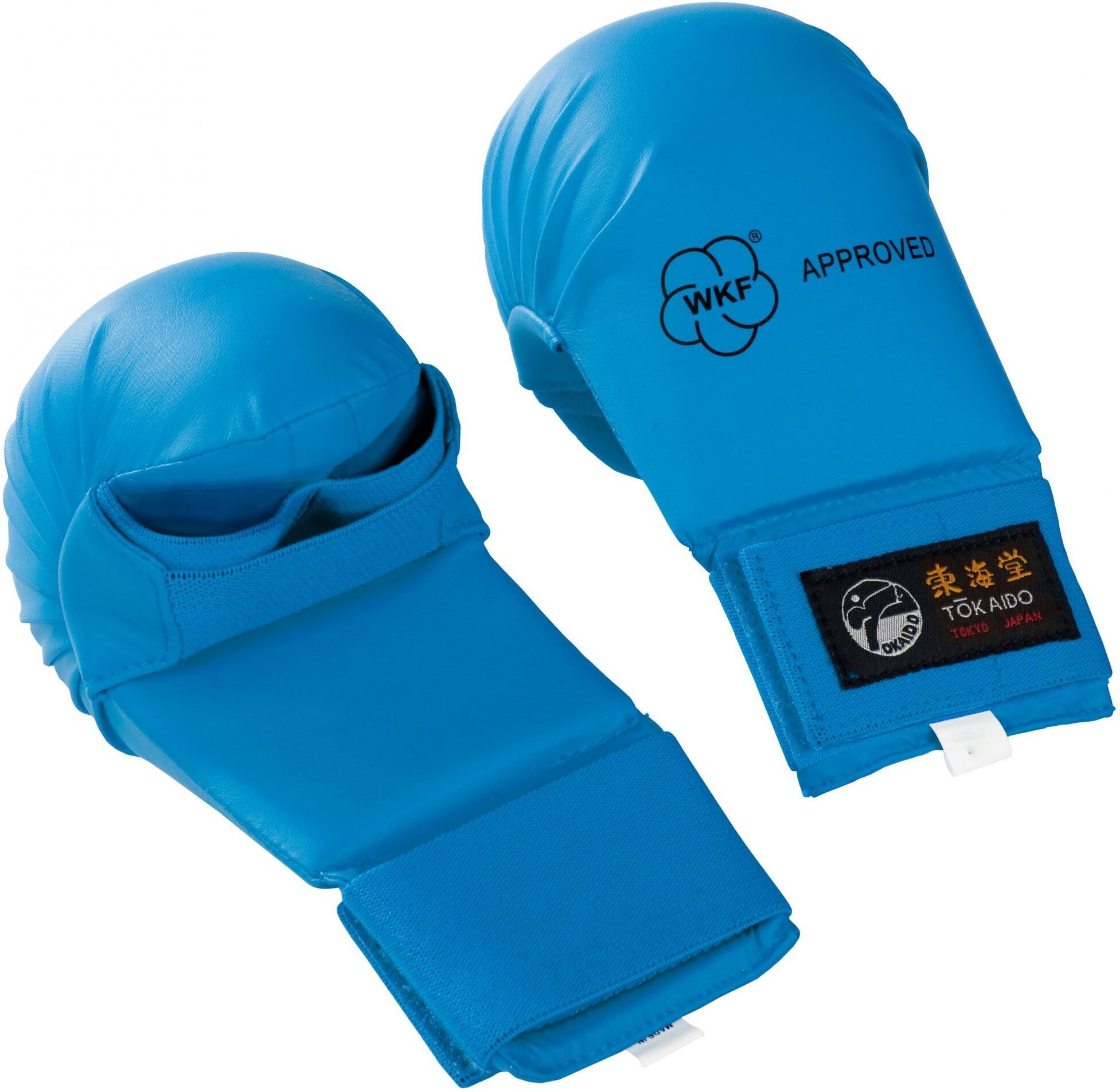 

Перчатки для карате Tokaido Karate mitts without thumb М синий (TOK-KM-01-WKF PK-3)