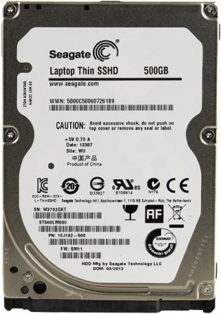 

Гибридный жесткий диск Seagate Laptop SSHD 500GB (ST500LM000)
