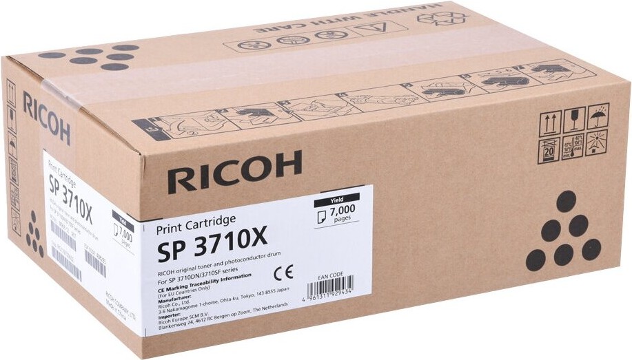 

Картридж Ricoh SP 3710X черный [408285], Картридж Ricoh SP 3710X 408285 черный