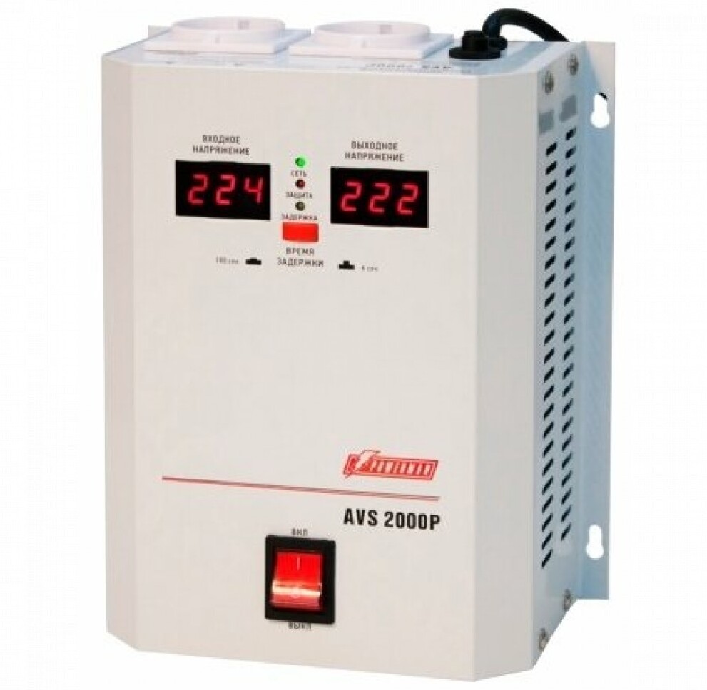 

Стабилизатор напряжения Powerman AVS 2000 P, Сетевой фильтр Powerman AVS 2000 P