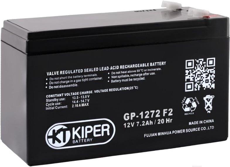 

Аккумуляторная батарея Kiper F2 12V/7.2Ah (GPL-1272)