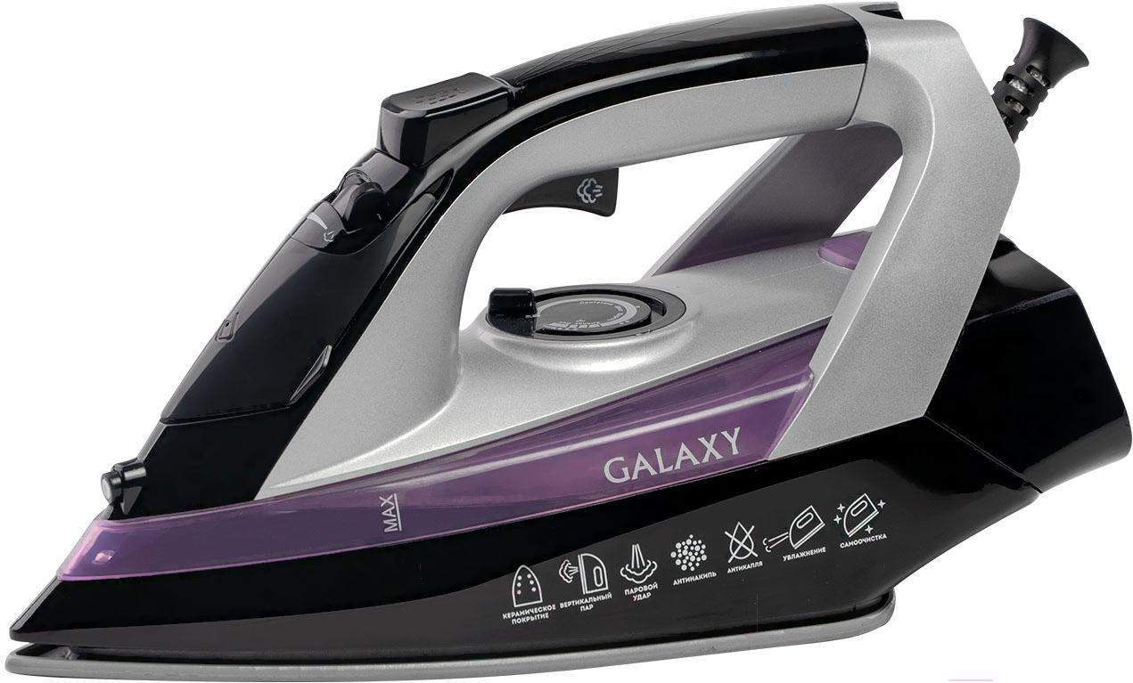 

Утюг Galaxy GL 6128 серый/фиолетовый (ГЛ6128Л), Утюг Galaxy GL 6128