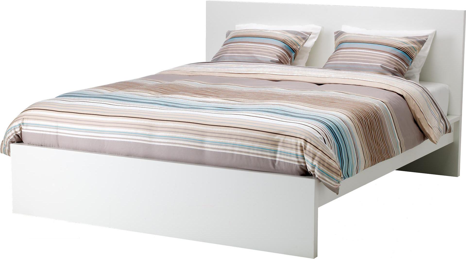 

Каркас кровати IKEA Мальм белый [892.110.56], Мальм