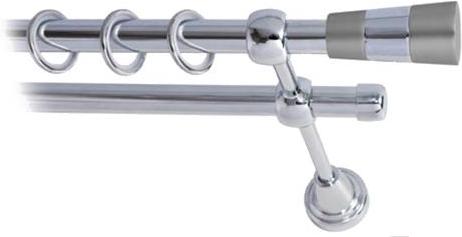 

Карниз Lm Decor Волео 074 2р гладкий 3.6м хром, Волео 074 2р гладкий 16мм 3.6м