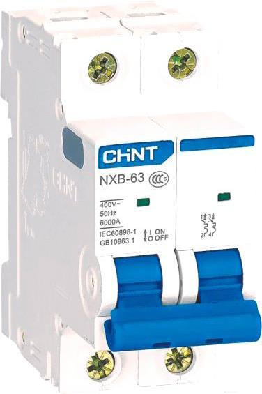 

Выключатель нагрузки Chint NXB-63 2P 16A 6кА C, NXB-63 2P 16A 6кА C