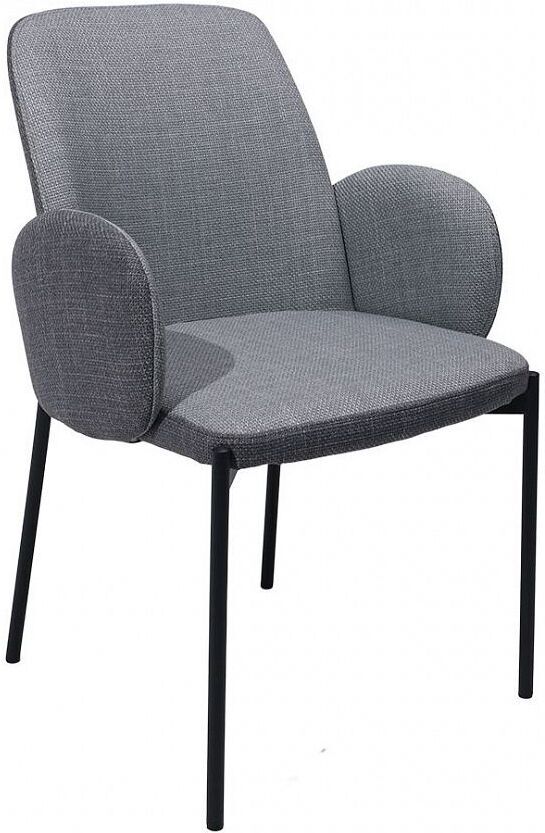 

Стул Listvig Мил серый Florida Grey-Steel/черный