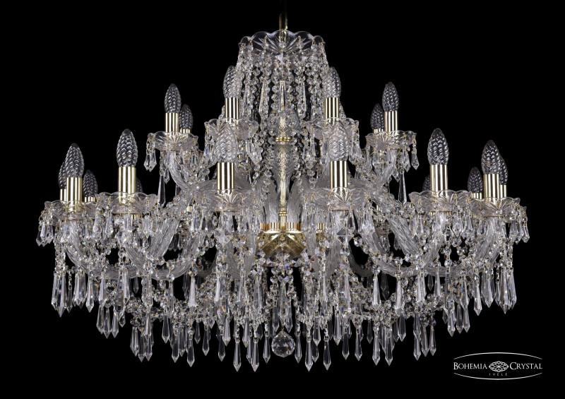 

Подвесная люстра Bohemia Ivele Crystal 1403/16+8/360/G