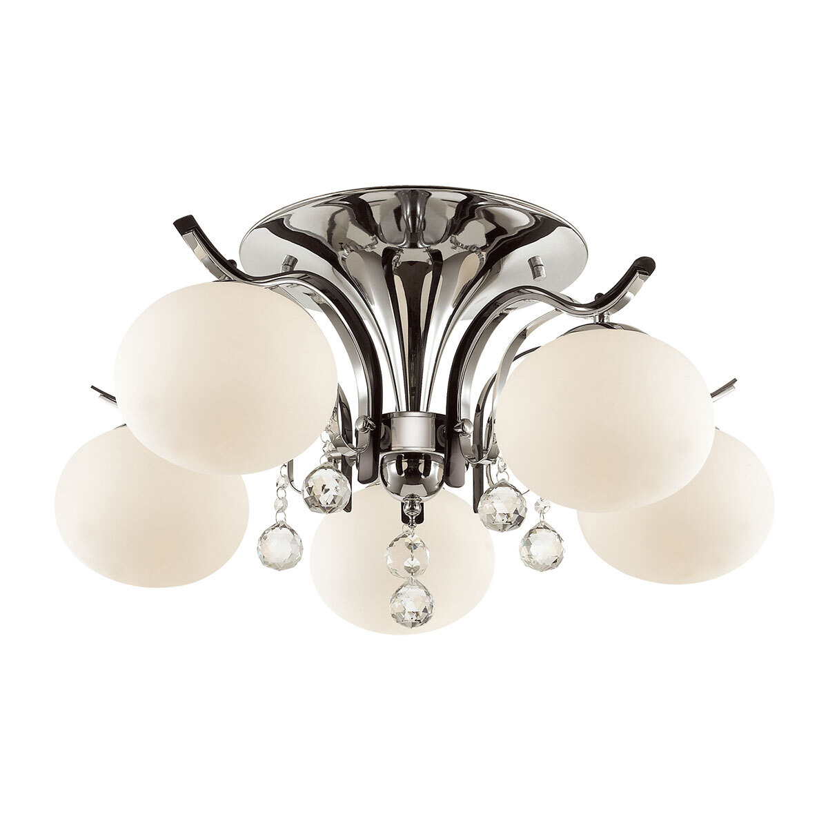 

Odeon Light 3954/5C ODL18 152 хром/белый/черный/хрусталь Люстра потолочная IP20 E14 5*40W 220V ADDA, 3954/5C ODL18 152 хром/белый/черный/хрусталь Люстра потолочная IP20 E14 5*40W 220V ADDA