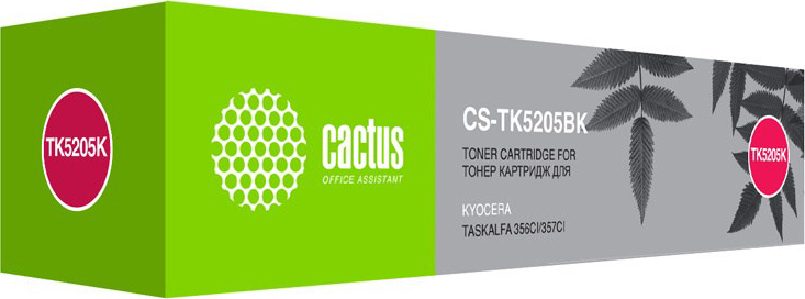 

Картридж для принтера и МФУ CACTUS CS-TK5205BK, CS-TK5205BK