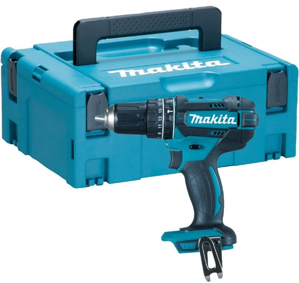 

Ударная дрель-шуруповерт Makita DHP482Z + кейс MAKPAC, без АКБ (DHP482ZJ)