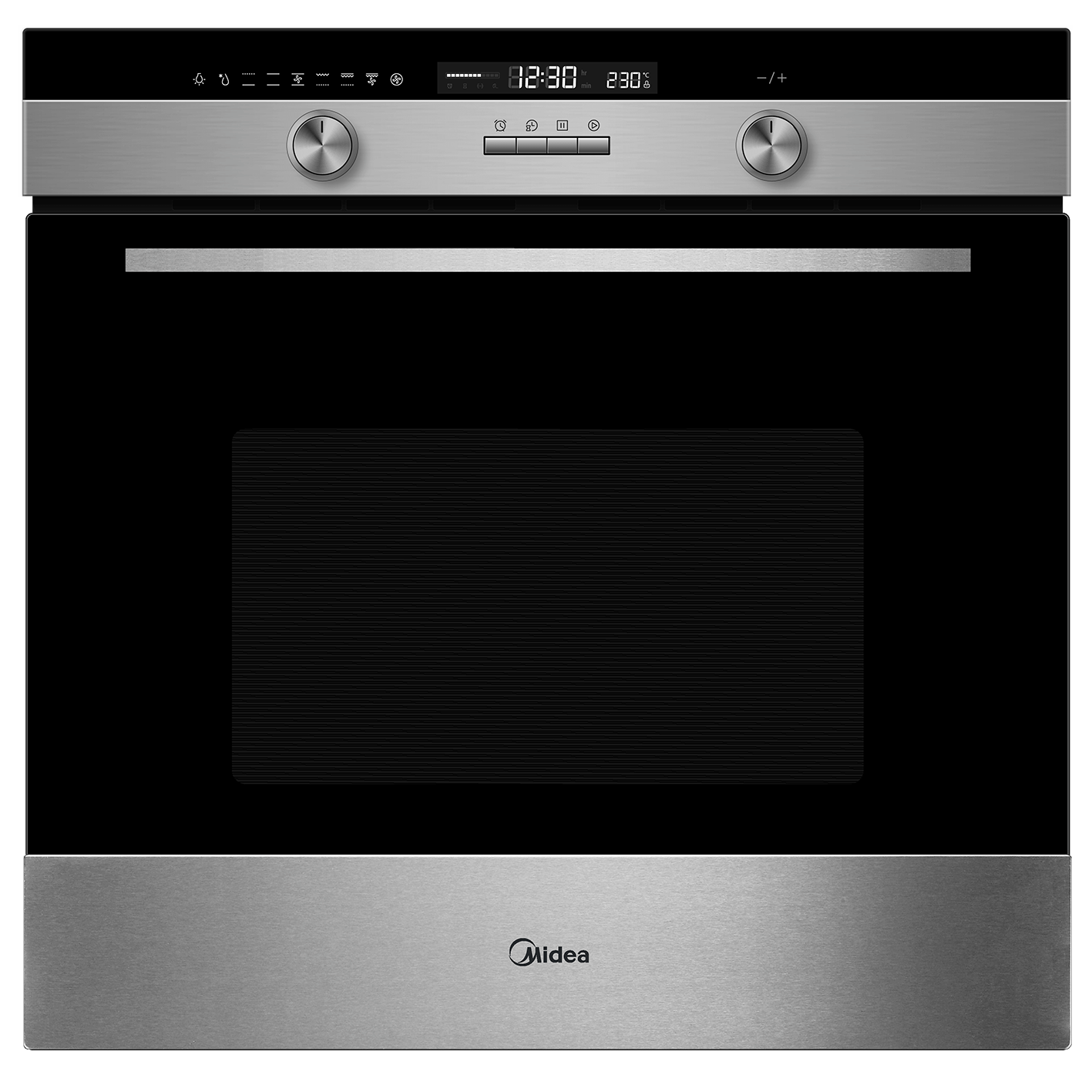 

Электрический Midea MO78101CX нержавеющая сталь/черный