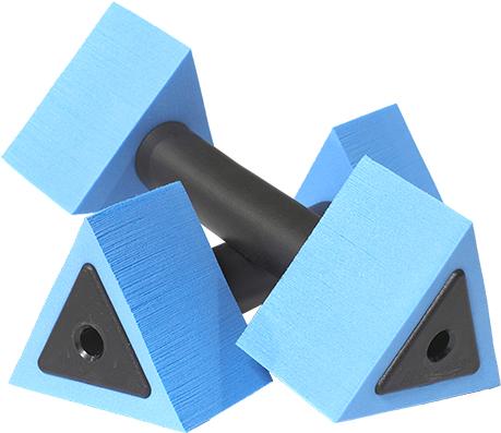

Гантель AquaJogger ActiveBells высокое сопротивление голубой [AJ\АР135\BL-MX-00], ActiveBells