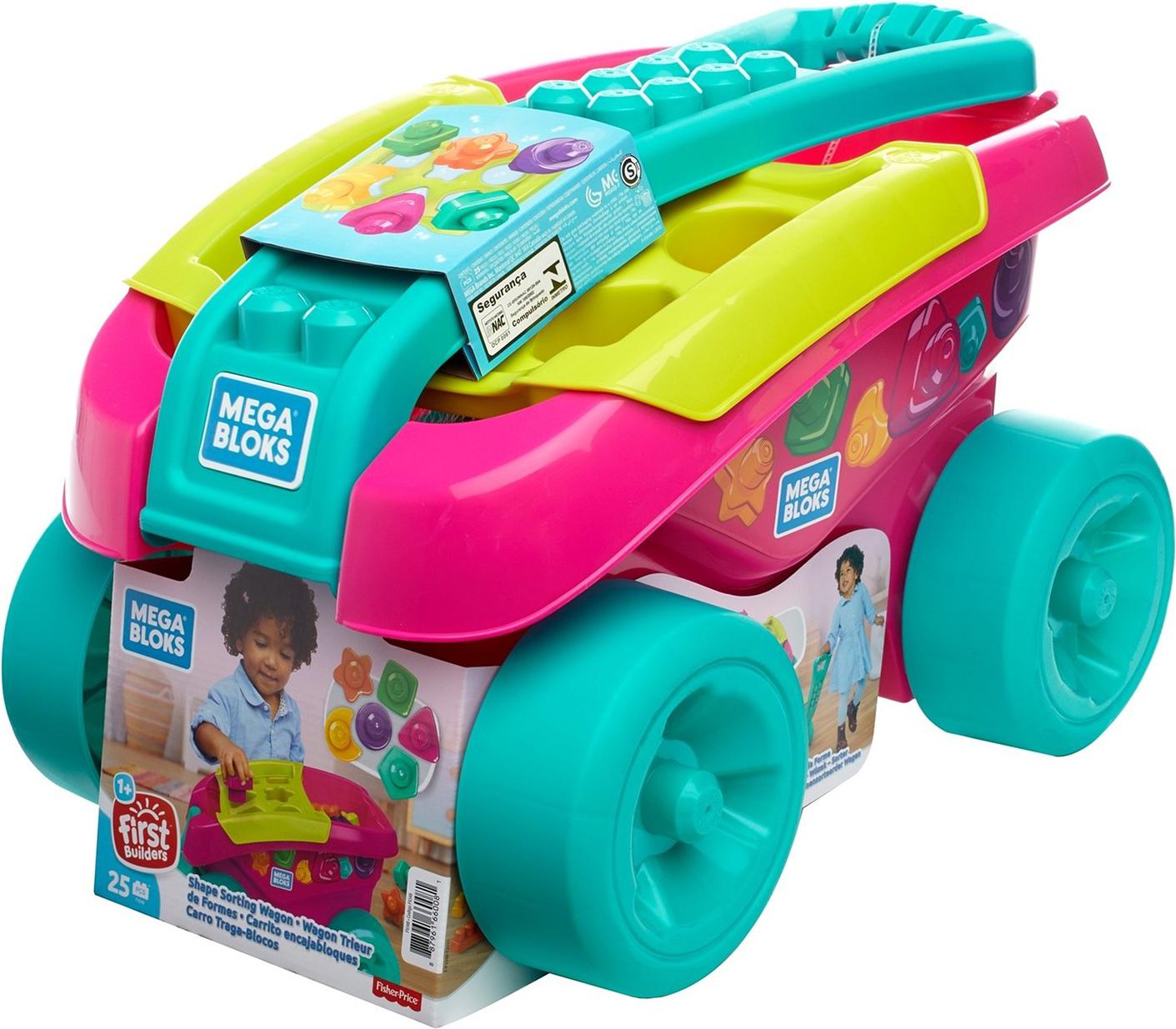 

Игровой набор Mega Bloks Тележка-сортер [FVJ48], Тележка-сортер для сбора деталей