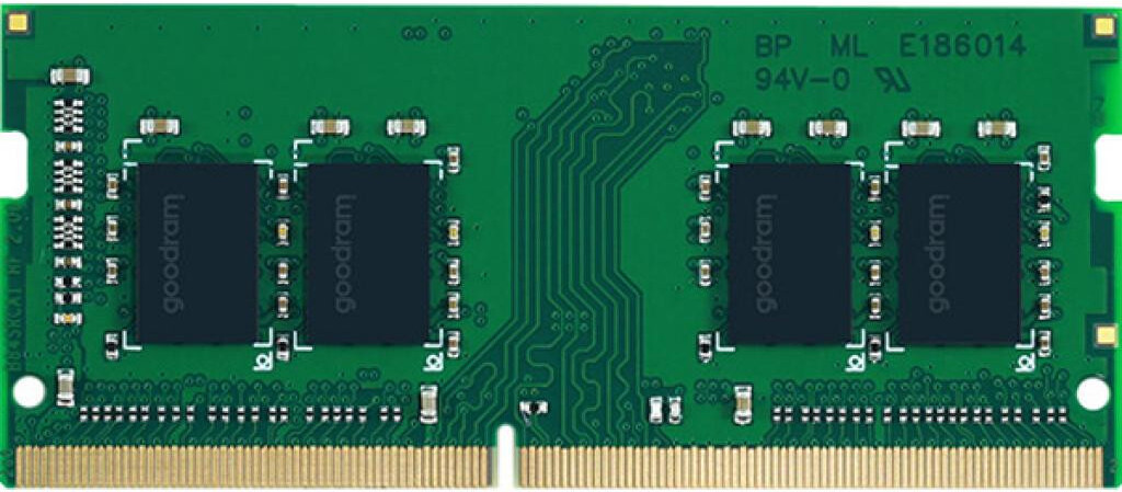 

Оперативная память GOODRAM 8GB DDR4 3200MHz SODIMM CL22 [GR3200S464L22S/8G], Оперативная память GOODRAM 8GB DDR4 SODIMM PC4-25600 GR3200S464L22S/8G