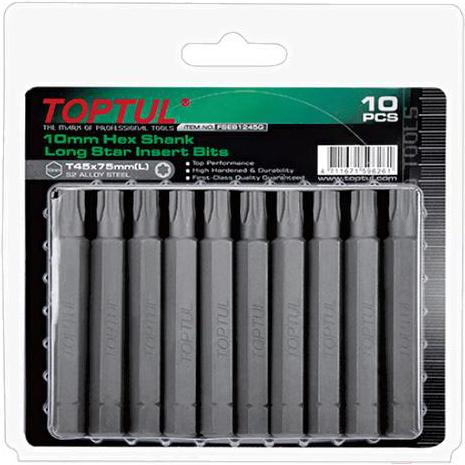 

Насадка слесарная Toptul TORX T25 75мм [FSEB1225G], Насадка слесарная Toptul TORX T25 75мм FSEB1225G