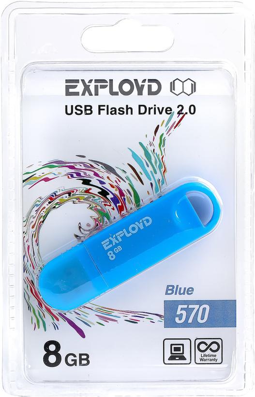 

Usb flash Exployd 570 8GB синий, 570 8GB
