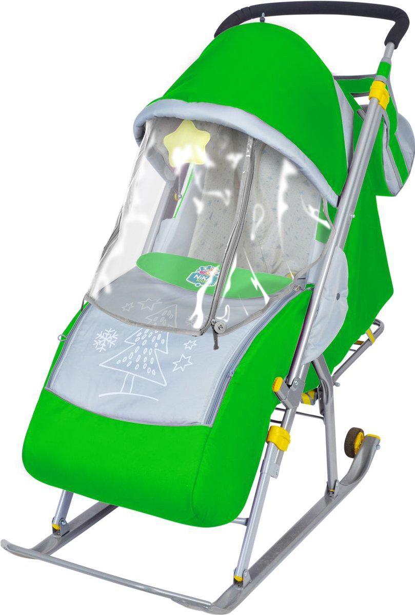 

Санки Nika Детям 4 НД4 зеленый, Детям 4 НД4