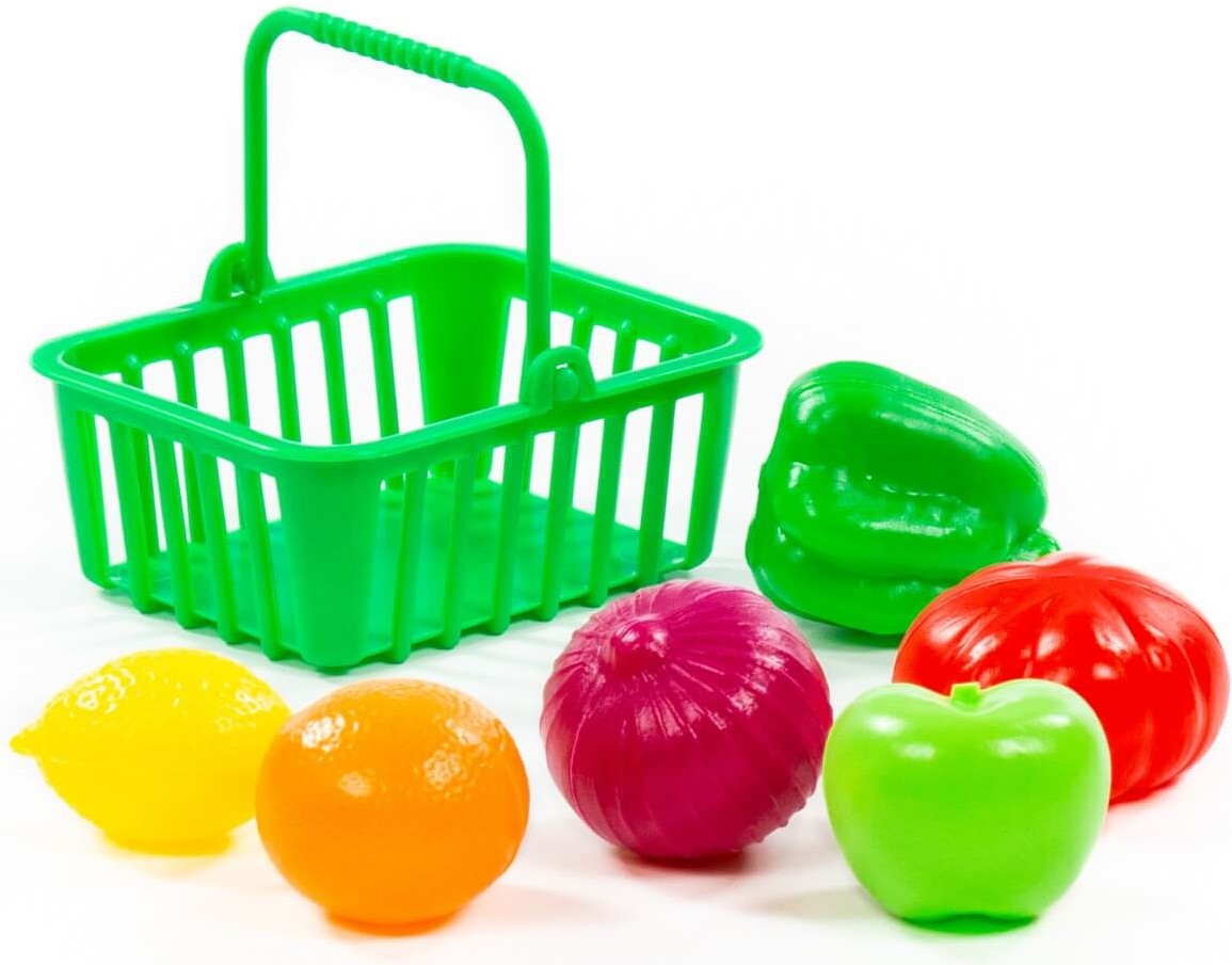 

Игровой набор Полесье Набор продуктов №13 с корзинкой [66749], Игровой набор Полесье Набор продуктов №13 с корзинкой 66749