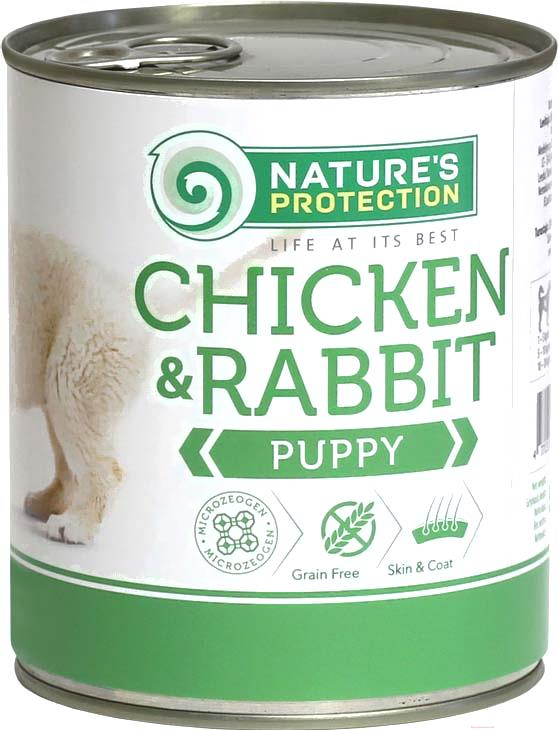 

Корм для собак Nature's Protection Puppy ChickenRabbit c курицей и кроликом 800 г, Puppy ChickenRabbit c курицей и кроликом 800 г