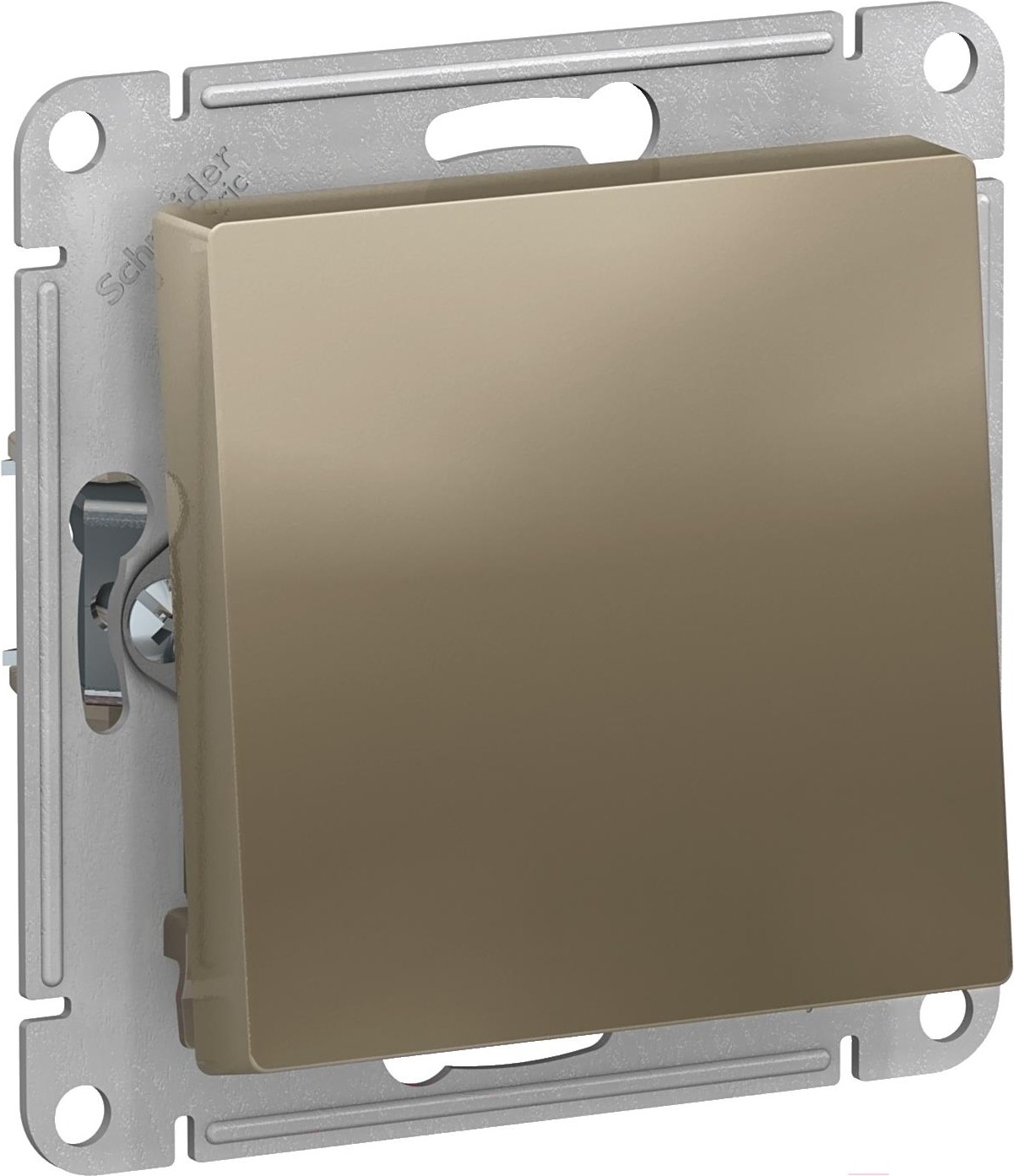 

Выключатель Schneider Electric AtlasDesign шампань [ATN000561], Выключатель Schneider Electric AtlasDesign ATN000561 шампань