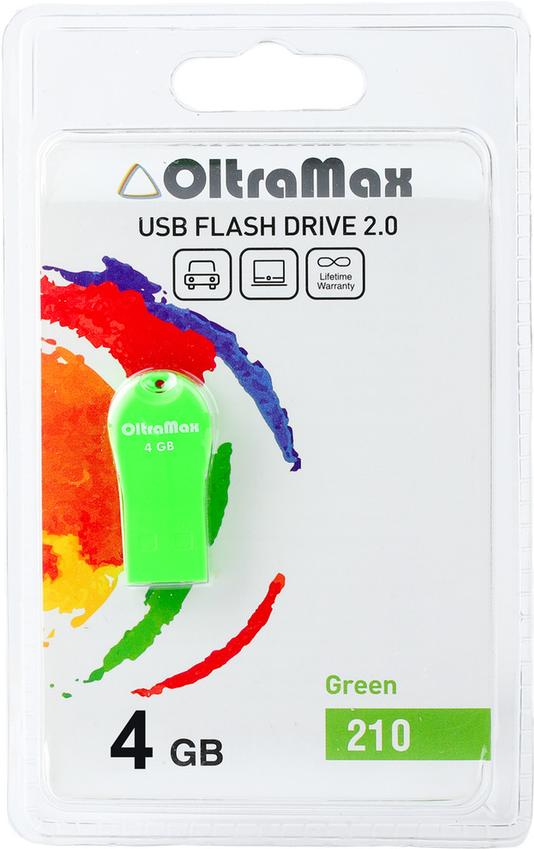 

Usb flash Oltramax OM-4GB-210 зеленый, OM-4GB-210