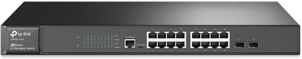 

Коммутатор TP-LINK JetStream T2600G-18TS 16-портовый, T2600G-18TS