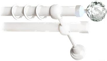 

Карниз Lm Decor Кристалл 130 2р гладкий 25/19мм 2.4м белый глянец