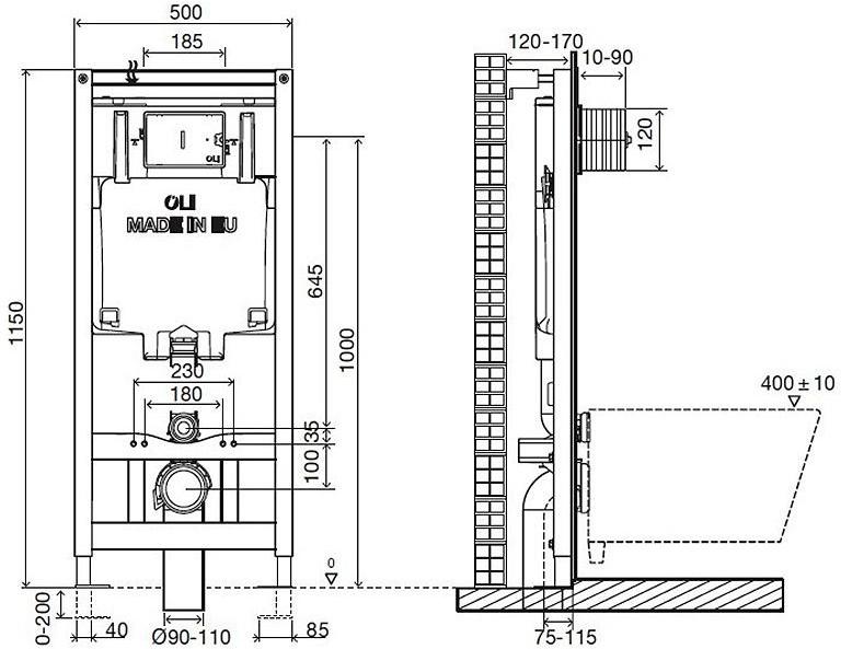 

OLI Iplate 670001 (белый), Клавиша и панель смыва OLI Iplate 670001 белый