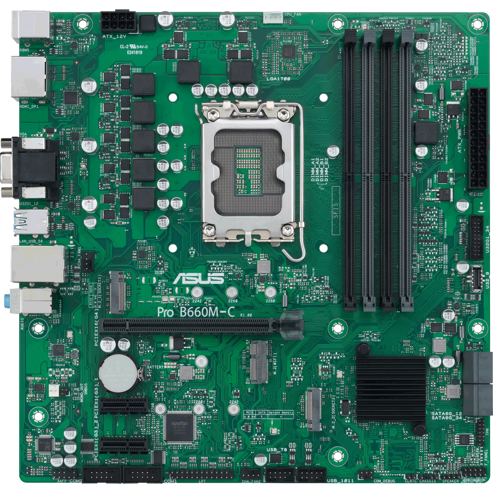 

Материнская плата ASUS PRO B660M-C-CSM