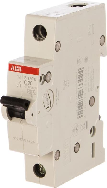 

Выключатель ABB SH201L C20 [2CDS241001R0204], Выключатель ABB SH201L C20 2CDS241001R0204