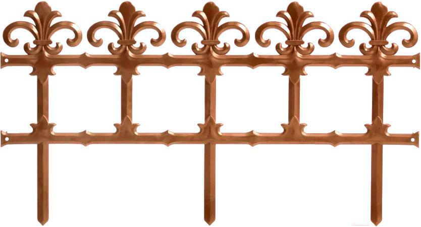 

Бордюр садовый Prosperplast Garden Art терракотовый [IPLB-R624], Бордюр садовый Prosperplast Garden Art IPLB-R624 терракотовый