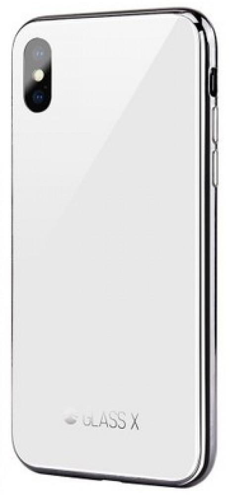 

Чехол для телефона SwitchEasy Glass X iPhone XS/X белый [GS-103-44-166-12], Glass X iPhone XS/X