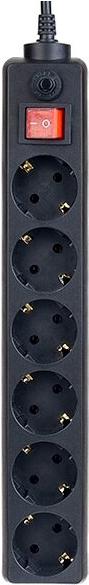 

Сетевой фильтр Perfeo Power Plus 6 Sockets 5m PF-PP-6/5.0-B Black [PF_A4674], Power Plus 6 Sockets 5m PF-PP-6/5.0-B
