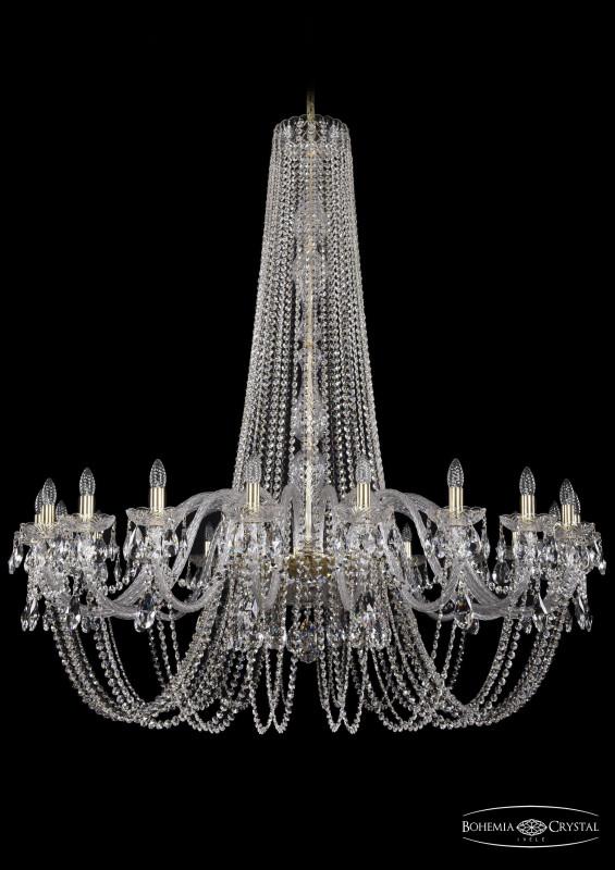 

Подвесная люстра Bohemia Ivele Crystal 1402/20/530/h-164/G