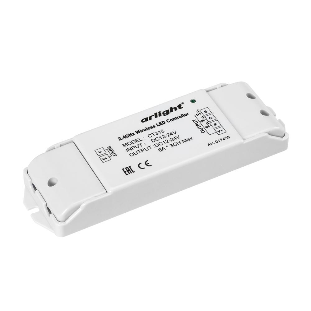 

Arlight Контроллер CT318 (12-24V, 216-432W) [019450], Контроллер CT318 (12-24V, 216-432W)