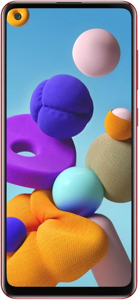 

Мобильный телефон Samsung Galaxy A21s 64GB Red [SM-A217FZROSER], Galaxy A21s 64GB