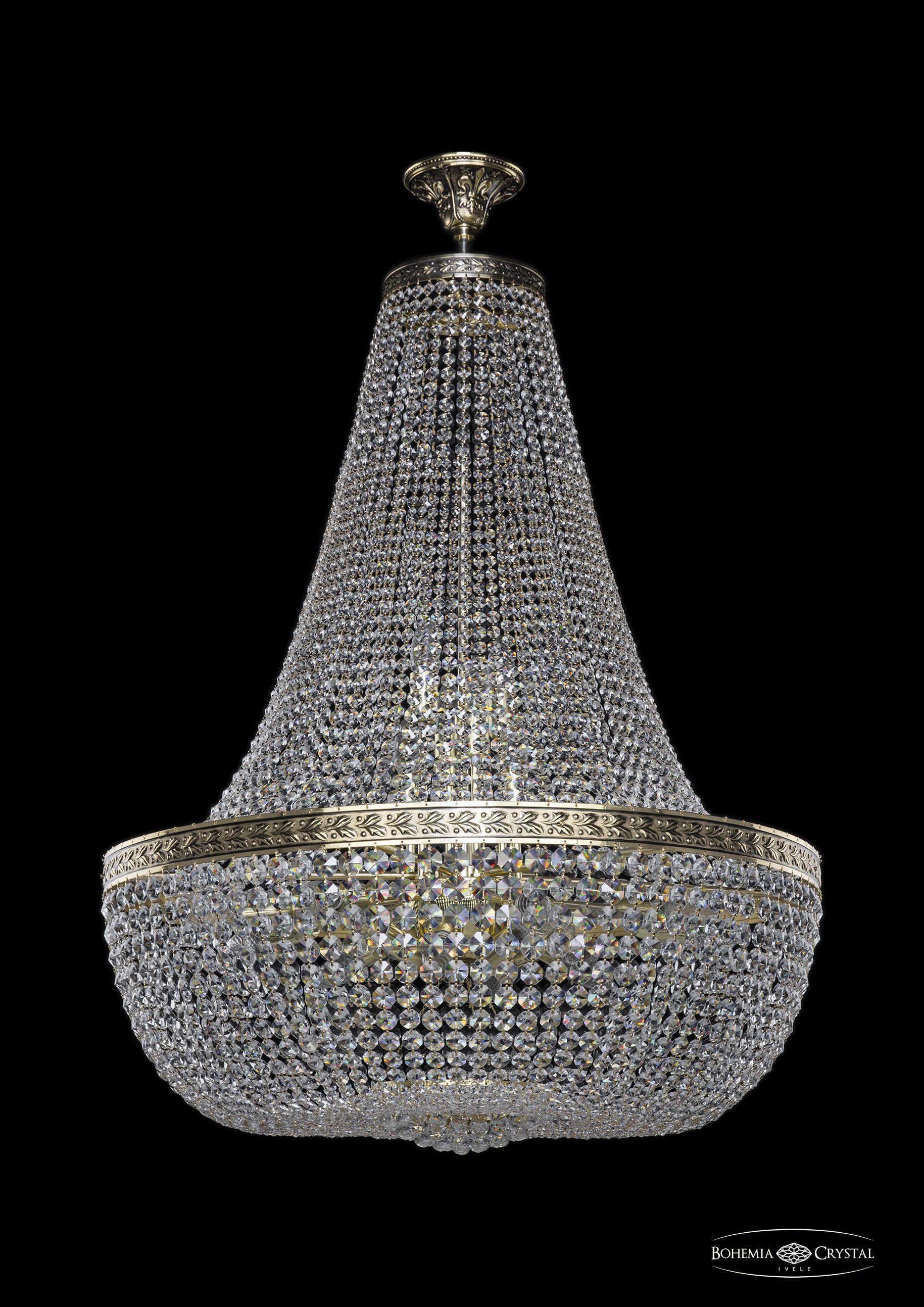 

Люстра на штанге Bohemia Ivele Crystal 19281/H2/80IV GB