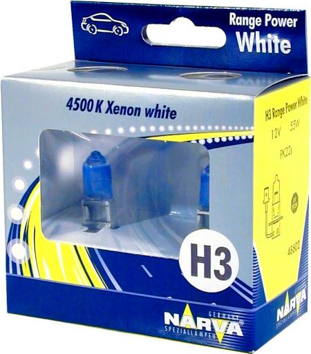 

Комплект автомобильных ламп Narva H3 48602RPW, H3 48602RPW
